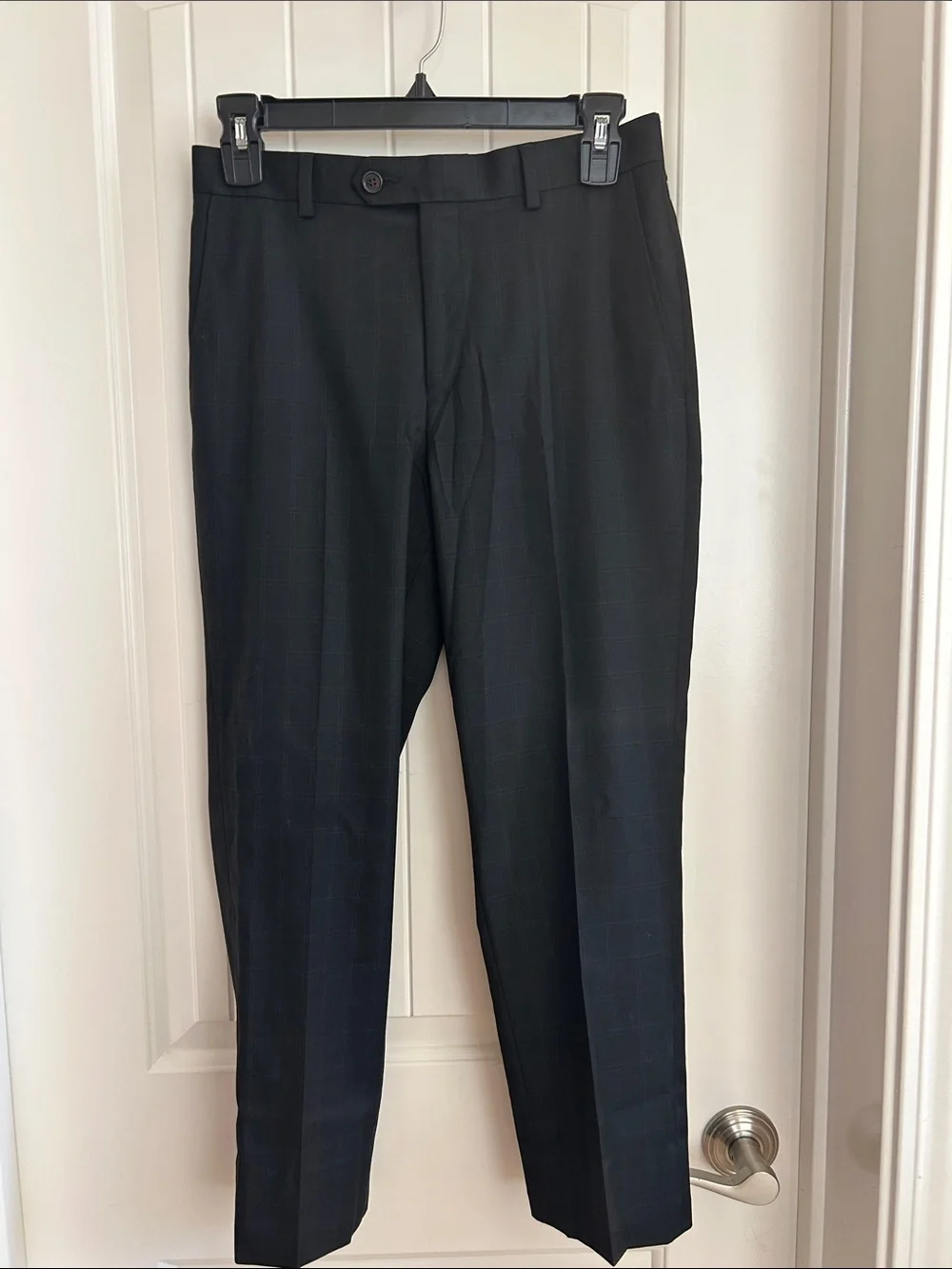 Ralph Lauren Black Dress Pants with Subtle Stripe Lining